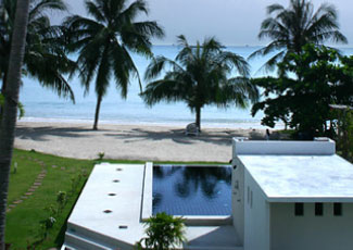 Infinity Pool located on the beach