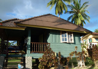 WOODEN FAN BUNGALOW WITH 2BEDS(1D/1S)