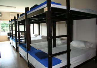 BEDS IN AIR CON DORMITORY