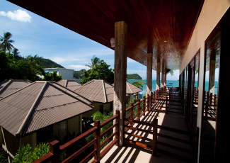 Hotel Balcony with Sea View