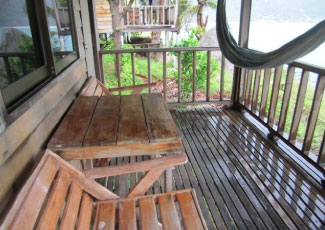 Standard Fan Bungalow balcony