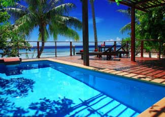 View from Pool Villa beachfront