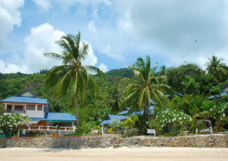 Phangan Orchid resort beach