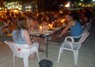 Dinner on The Beach at Haad Rin