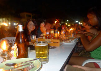 Dinner on The Beach at Haad Rin