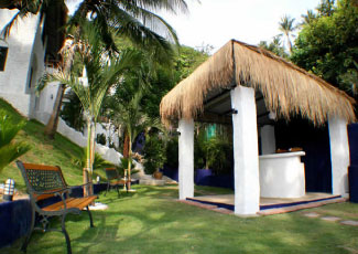 Villas are Set in Lush Garden