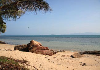 Beach with Samui Islande View