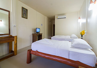 Superior Garden Air-Con Room with 2 Single Beds