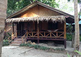 Wooden Bungalows on the Beach