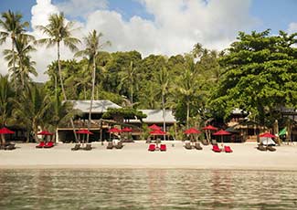 The Resort View from The Beach