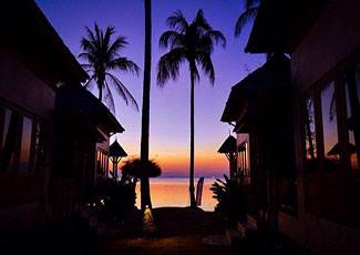 Seetanu Bungalow at Twilight