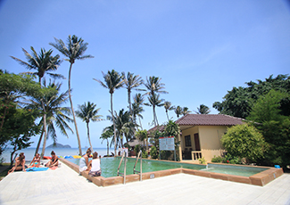 Swimming Pool on the beach