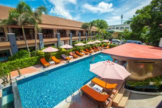 Sunrise swimming pool