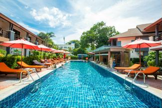 Sunrise swimming pool