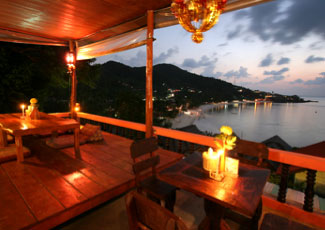 Terrace Restaurant with Romantic Scenery