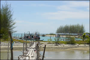 Srithanu - fishing port