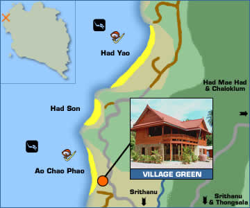 VILLAGE GREEN RESTAURANT: AO CHAO PHAO, KOH PHANGAN